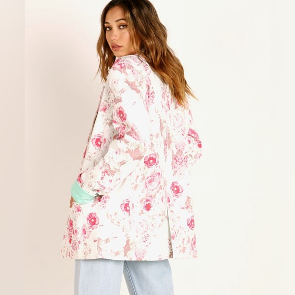 EUC For Love & Lemons Weston Denim Blazer - Picture 4 of 9